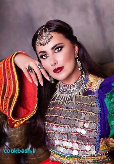 آرایش زیبا عروس افغان 