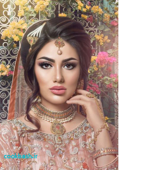 آرایش ساده عروس افغان